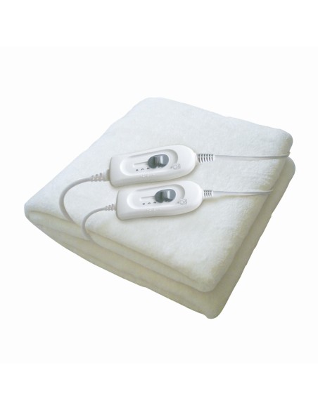 UB-140.003A manta eléctrica y almohadilla 60 W Blanco Micropolar, Poliéster