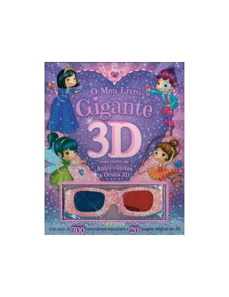 O MEU LIVRO GIGANTE 3D COM AUTOCOLANTES