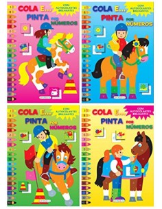 COLA E PINTA POR NUMEROS