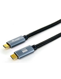 128359 Cable USB 3.2 Gen 2 C a C, M/M, 3,0m, PD100W , 4K/60Hz, 10Gbps, Negro