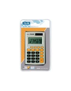 CALCULADORA 8 DIG FUNDA TECLAS NA MILAN 150208OBL