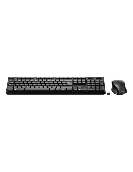 BBZ010SP teclado Ratón incluido Hogar / Oficina RF inalámbrico QWERTY Español Negro