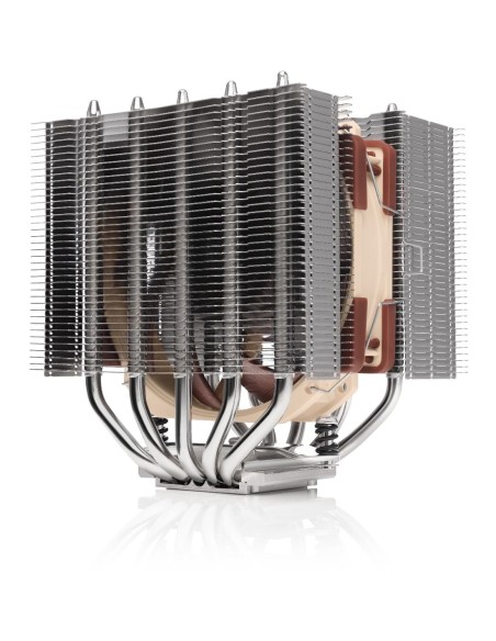 NH-D12L sistema de refrigeración para ordenador Procesador Refrigerador de aire Aluminio, Beige, Marrón