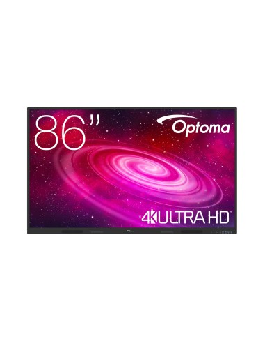 1861RK pizarra blanca interactiva 2,18 m (86") 3840 x 2160 Pixeles Pantalla táctil Negro HDMI