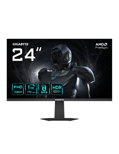 GS24F14A Monitor Gaming 24 FHD - 1920 x 1080, 175Hz, 1ms, 400 cd/m², FreeSync, HDR Ready, HDMI 2.0, DisplayPort 1.4