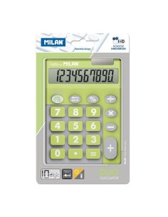 MILAN CALCULADORA DUO 10 DIGITOS DUAL BLISTER VERDE