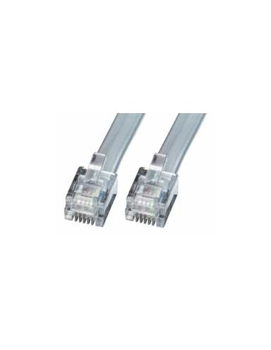 RJ-12 M/M 2.0m 2 m Gris