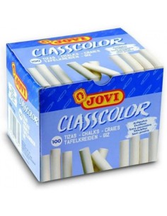 CAJA 100 TIZAS BLANCAS ANTIPOLVO JOVI