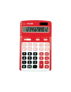 BLISTER CALCULADORA MILAN 12 DIG ROJO 150712RBL