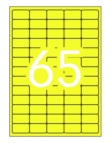 15074 etiqueta de impresora Amarillo