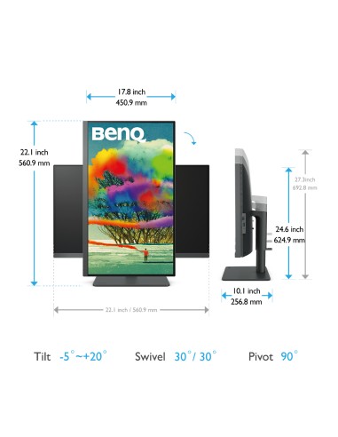 PD2705U pantalla para PC 68,6 cm (27") 3840 x 2160 Pixeles 4K Ultra HD LED Negro