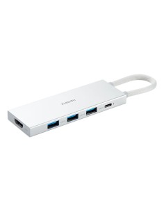 XMDS05YM Alámbrico USB 3.2 Gen 1 (3.1 Gen 1) Type-A + Type-C Blanco
