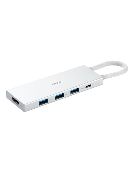XMDS05YM Alámbrico USB 3.2 Gen 1 (3.1 Gen 1) Type-A + Type-C Blanco