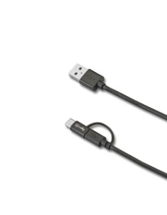USBCMICRO cable USB USB A USB C/Micro-USB B Negro
