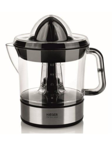 Perfect Juice prensa de cítricos eléctricos 0,7 L 25 W Transparente, Plata, Negro