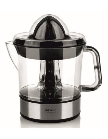Perfect Juice prensa de cítricos eléctricos 0,7 L 25 W Transparente, Plata, Negro