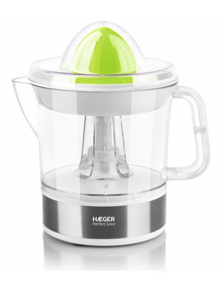 Perfect Juice prensa de cítricos eléctricos 0,7 L 25 W Blanco, Transparente, Plata, Verde