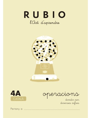 Rubio l art d aprendre Operacions 4A
