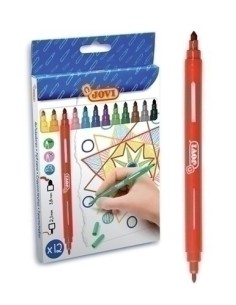 ROTUL.JOVI DOBLE PUNTA CAJA DE 12 SURTID