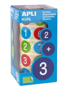 15127 etiqueta autoadhesiva Alrededor Desmontable Azul, Verde, Rojo