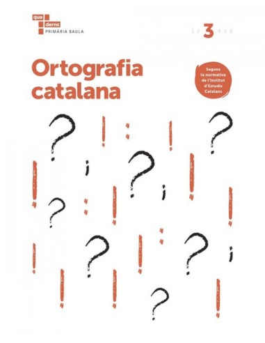 QUADERN D ORTOGRAFIA 3RPRIMARIA
