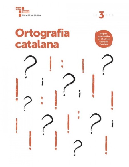 QUADERN D ORTOGRAFIA 3RPRIMARIA