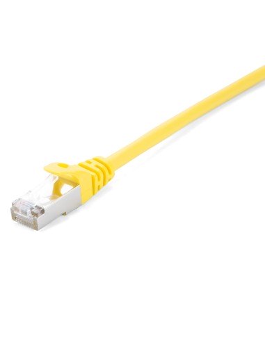 Cable amarillo Cat6 blindado (STP) con conector RJ45 macho a RJ45 macho 1m 3.3ft