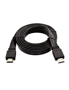 Cable negro de vídeo con conector HDMI macho a HDMI macho 2m 6.6ft