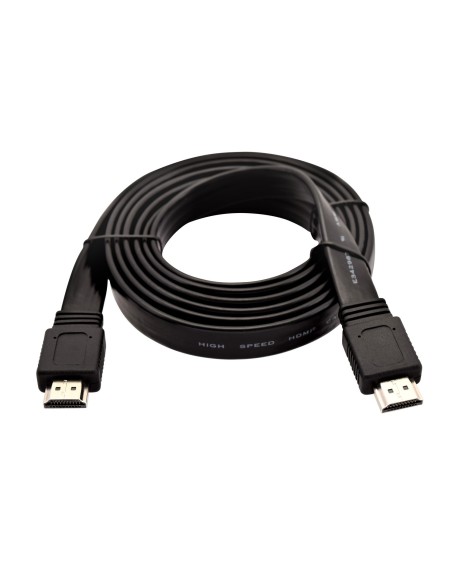 Cable negro de vídeo con conector HDMI macho a HDMI macho 2m 6.6ft