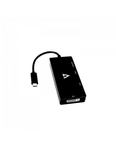 V7UC-DPHDVGADVI-BLK Adaptador gráfico USB 3840 x 2160 Pixeles Negro
