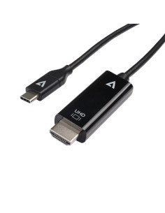 V7UCHDMI-1M adaptador de cable de vídeo USB Type-C 3.2 Gen 1 HDMI Negro