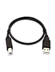 USB-A (macho) a USB-B (macho) de 0,5 m - Color negro