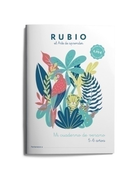 CUADERNO RUBIO A4 VERANO 5-6 - Pack de 5 unidades