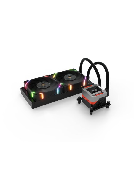 VK-AIOSY240B sistema de refrigeración para ordenador Procesador Sistema de refrigeración líquida todo en uno Negro