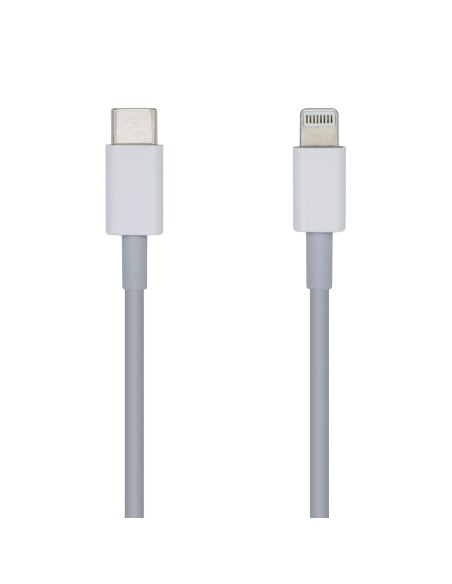 Cable USB 2.0 USB-? A Lightning PD 2A, Lightning/M-USB-?/M, Blanco, 1.0m