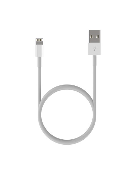 Cable Lightning A USB 2.0, Lightning/M-USB A/M, Blanco, 0.5 m