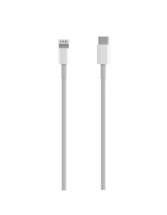 Cable USB 2.0 USB-C A Lightning PD 2A, Lightning/M-USB-C/M, Blanco, 0.5 m