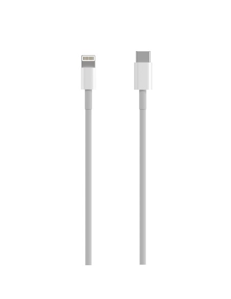 Cable USB 2.0 USB-C A Lightning PD 2A, Lightning/M-USB-C/M, Blanco, 0.5 m