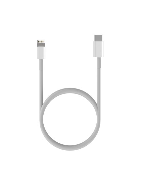Cable USB 2.0 USB-C A Lightning PD 2A, Lightning/M-USB-C/M, Blanco, 0.5 m