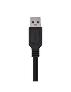 Cable USB 3.0, Tipo A/M-A/M, Negro, 1.0m 2