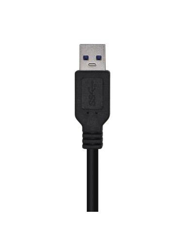 Cable USB 3.0, Tipo A/M-A/M, Negro, 2.0m