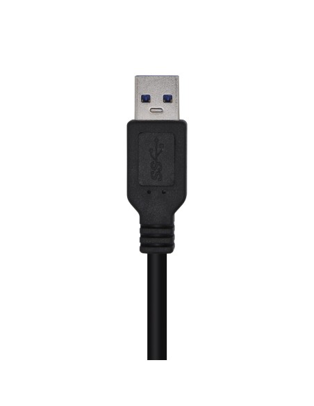 Cable USB 3.0, Tipo A/M-A/M, Negro, 2.0m