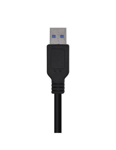 Cable USB 3.0, Tipo A/M-A/M, Negro, 2.0m