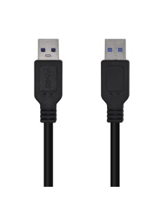 Cable USB 3.0, Tipo A/M-A/M, Negro, 3.0m