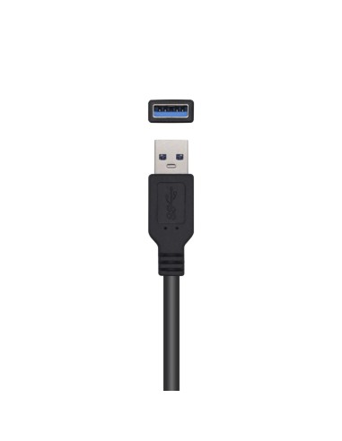 Cable USB 3.0 Prolongador Con Amplificador, Tipo A/M-A/H, Negro, 5.0m