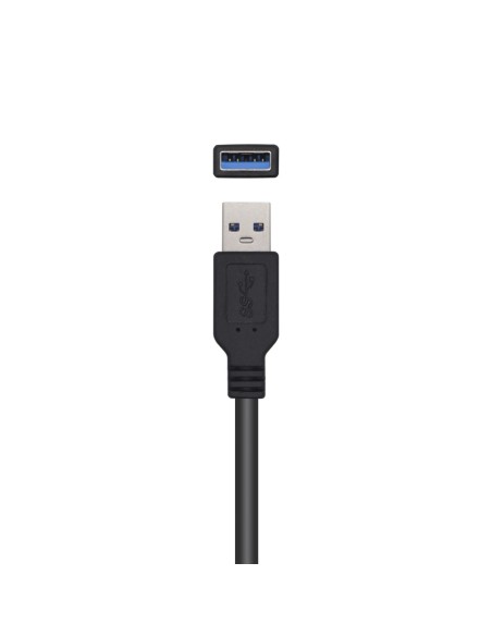 Cable USB 3.0 Prolongador Con Amplificador, Tipo A/M-A/H, Negro, 5.0m