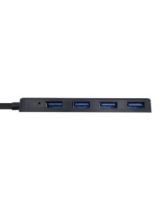 Hub USB 3.0, Tipo A/M - 4 x Tipo A/H, Negro, 30 cm 2