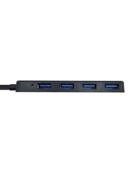 Hub USB 3.0, Tipo A/M - 4 x Tipo A/H, Negro, 30 cm