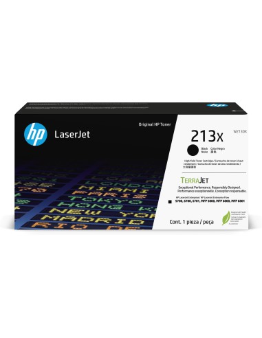 Cartucho de tóner Original LaserJet 213X de alto rendimiento negro