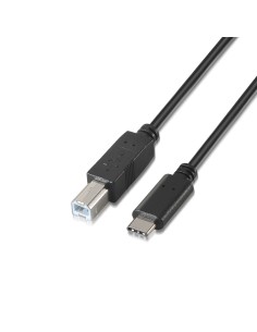 A107-0053 cable USB 1 m USB 2.0 USB C USB B Negro